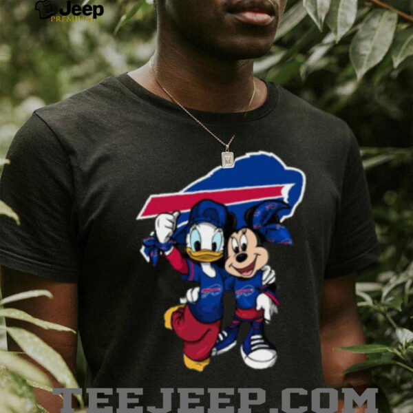 Buffalo Bills Mickey Mouse and Donald Duck Football Players Shirt