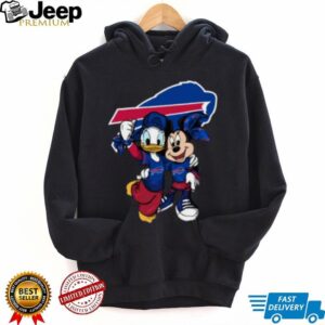 Buffalo Bills Mickey Mouse and Donald Duck Football Players Shirt