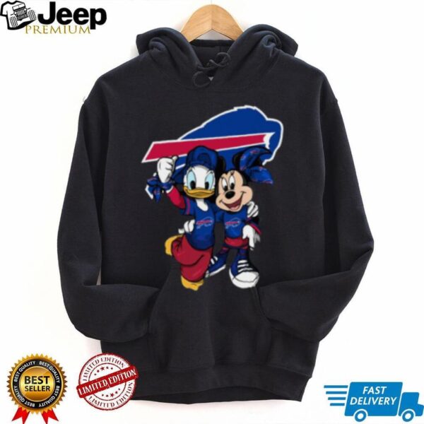 Buffalo Bills Mickey Mouse and Donald Duck Football Players Shirt