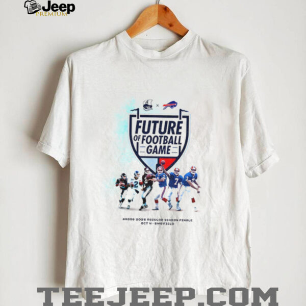 Buffalo Bills future of football game Argos 2025 regular season finale Oct 4 shirt