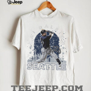 Cal Raleigh Seattle Mariners Gritty Skyline T Shirt