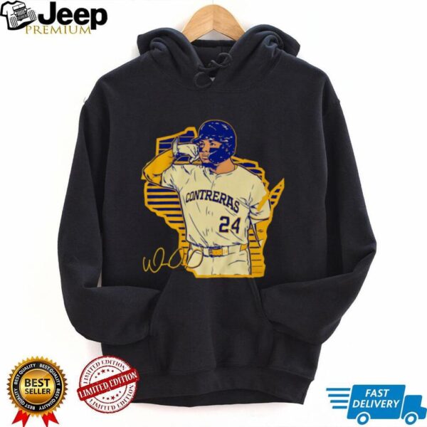 Call the ‘Pen William Contreras Milwaukee Brewers baseball State Map signature shirt