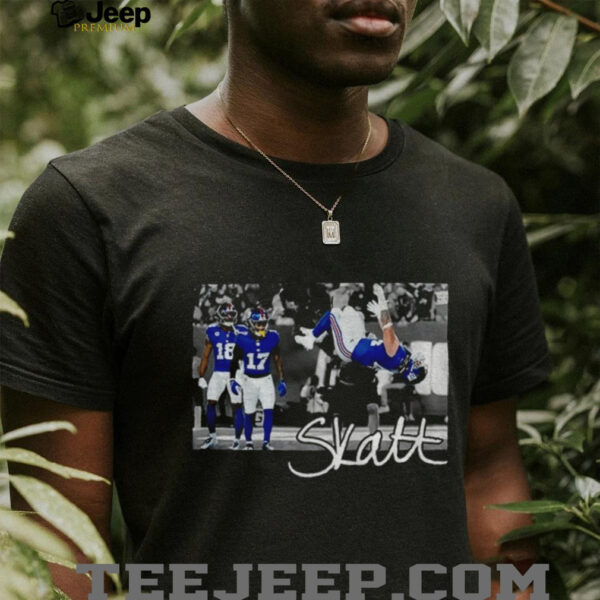Cam Skattebo Backflip New York Giants NFL Football Gameday vintage shirt