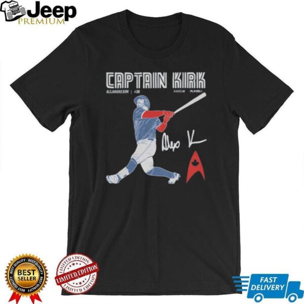 Captain Alejandro Kirk Toronto Blue Jays Signature T shirt