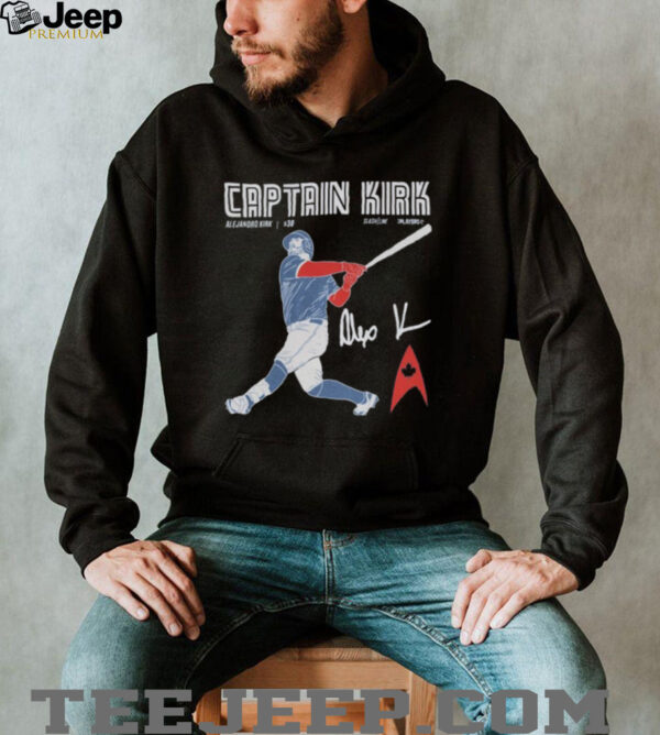 Captain Alejandro Kirk Toronto Blue Jays Signature T shirt