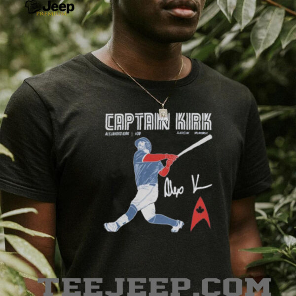 Captain Alejandro Kirk Toronto Blue Jays Signature T shirt