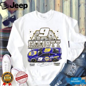 Chase Elliott 9 Hendrick Motorsports NAPA Auto Parts Car Racing logo signature shirt