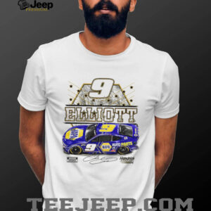Chase Elliott 9 Hendrick Motorsports NAPA Auto Parts Car Racing logo signature shirt