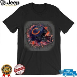 Chicago Bears Drip Helmet Tee