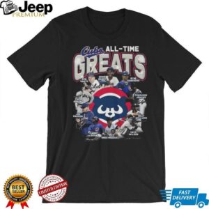 Chicago Cubs All Time Greats Legends Forever Santo Banks Sandberg Signatures Logo 2025 Shirt