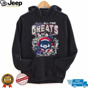 Chicago Cubs All Time Greats Legends Forever Santo Banks Sandberg Signatures Logo 2025 Shirt