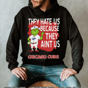Chicago Cubs Grinch Christmas They Hate Us Ain’t Us T Shirt