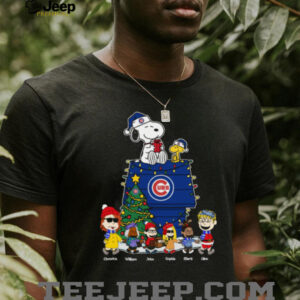 Chicago Cubs Peanuts Christmas Shirt – Custom Personalized MLB Tee For Holiday Fun, Fans & Baseball Families