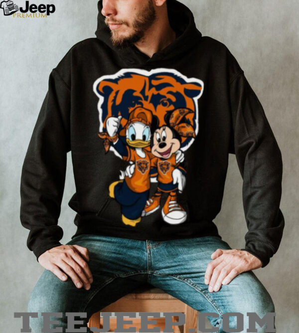 Chicago Football Mickey & Donald Fan Shirt