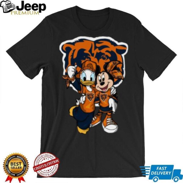 Chicago Football Mickey & Donald Fan Shirt