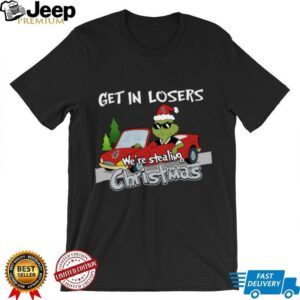 Chicago White Sox Grinch Christmas T Shirt Get In Losers We’re Stealing Christmas Holiday Tee