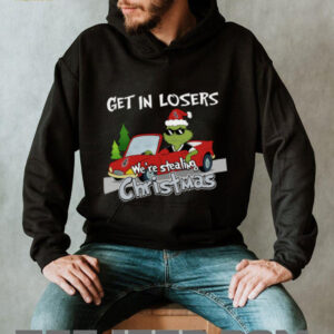 Chicago White Sox Grinch Christmas T Shirt Get In Losers We’re Stealing Christmas Holiday Tee