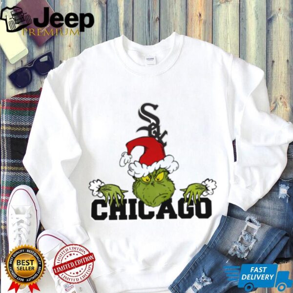 Chicago White Sox Logo Baseball Grinch Christmas T Shirt