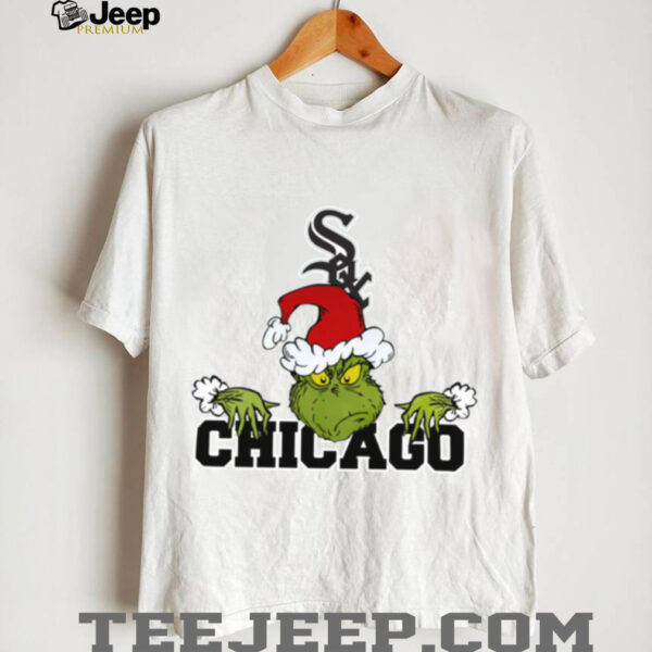 Chicago White Sox Logo Baseball Grinch Christmas T Shirt