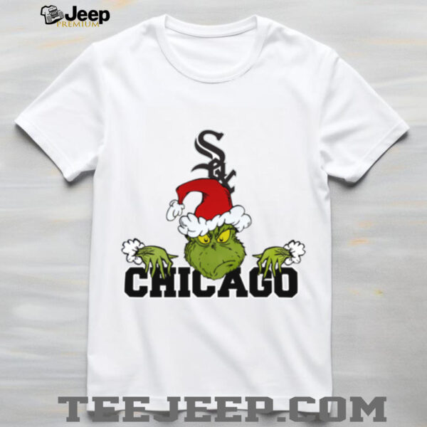 Chicago White Sox Logo Baseball Grinch Christmas T Shirt