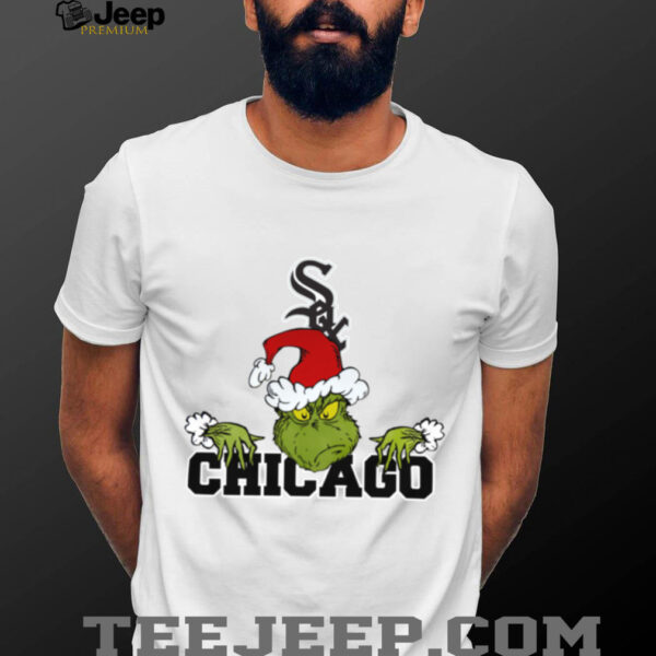 Chicago White Sox Logo Baseball Grinch Christmas T Shirt