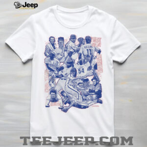 Chills, Thrills, and Glory Phillies Baseball Champs Tee