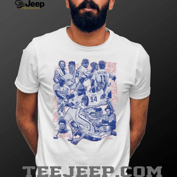 Chills, Thrills, and Glory Phillies Baseball Champs Tee