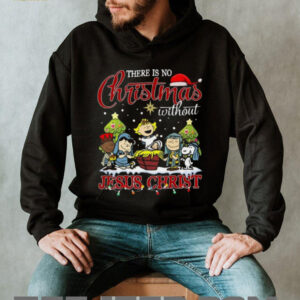 Christian Christmas T Shirt Snoopy Peanuts Nativity Jesus Christ Tee