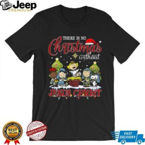 Christian Christmas T Shirt Snoopy Peanuts Nativity Jesus Christ Tee
