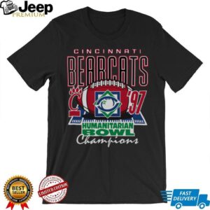 Cincinnati Bearcats Homefield 1997 Humanitarian Bowl Champions T Shirt