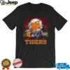 Custom Utah Utes HalloThanksMas Shirt, Festive Holiday Tee with Pumpkin Football Santa Hat, NCAA Gift for Halloween Thanksgiving Christmas