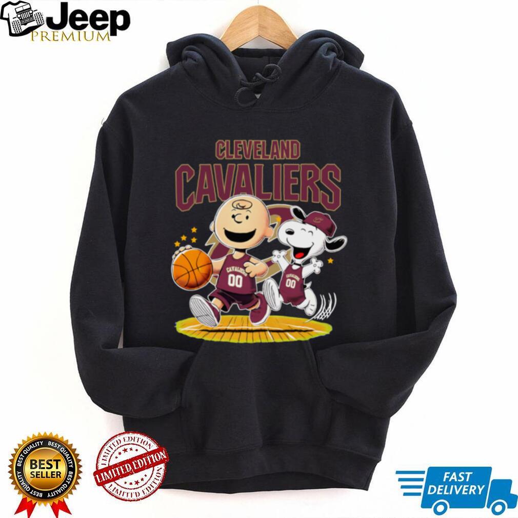 Cleveland Cavaliers X Charlie Brown And Snoopy Playing Basketball Shirt Cleveland Cavaliers X Charlie Brown And Snoopy Playing Basketball Shirt