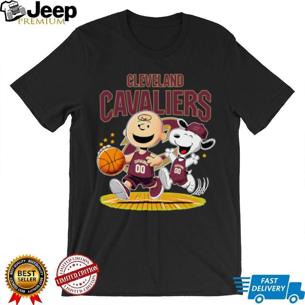 Cleveland Cavaliers X Charlie Brown And Snoopy Playing Basketball Shirt Cleveland Cavaliers X Charlie Brown And Snoopy Playing Basketball Shirt