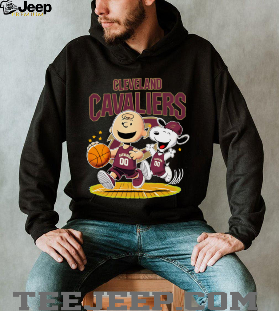 Cleveland Cavaliers X Charlie Brown And Snoopy Playing Basketball Shirt Cleveland Cavaliers X Charlie Brown And Snoopy Playing Basketball Shirt