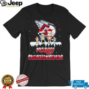 Cleveland Guardians Personalized Bluey Family Christmas Tee – Custom MLB Fan Shirt – Holiday Gift Baseball Outfit for Fans