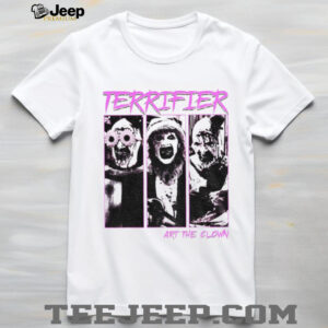 Clown terrifier art the clown scary horror clown spooky Halloween shirt