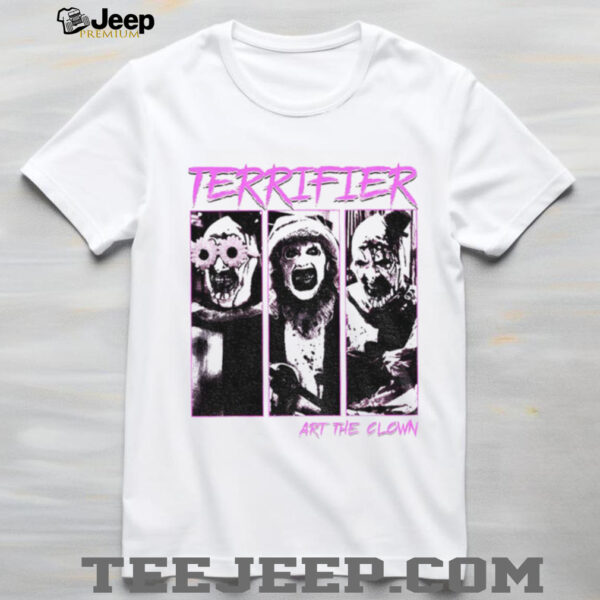 Clown terrifier art the clown scary horror clown spooky Halloween shirt