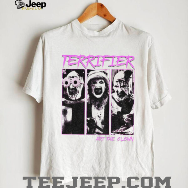 Clown terrifier art the clown scary horror clown spooky Halloween shirt