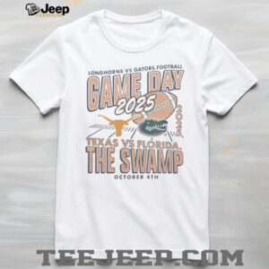 College Football Game Day Merch Florida Gators Football vs Texas Longhorns T Shirt