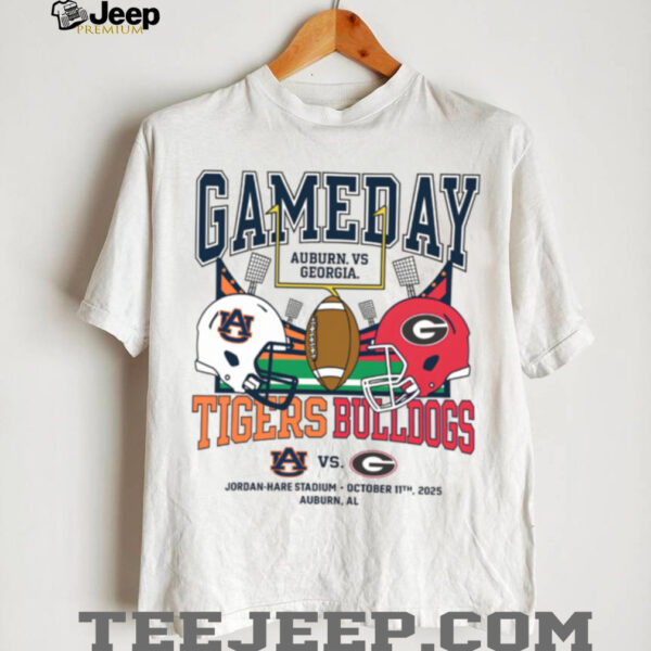 College Gameday Merch Auburn Tigers Football vs Georgia Bulldogs T Shirt
