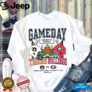 College Gameday Merch Auburn Tigers Football vs Georgia Bulldogs T Shirt