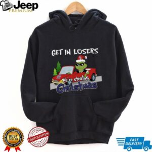 Colorado Rockies Grinch Christmas T Shirt Get In Losers We’re Stealing Christmas Holiday Tee
