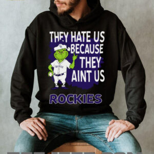 Colorado Rockies Grinch Christmas They Hate Us Ain’t Us T Shirt
