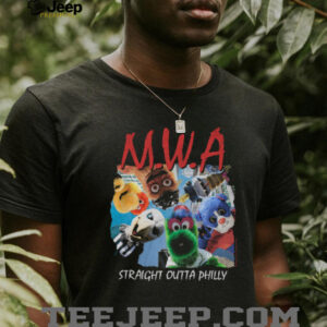Cracked Bell M.W.A. Straight Outta Philly T Shirt