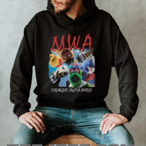 Cracked Bell M.W.A. Straight Outta Philly T Shirt