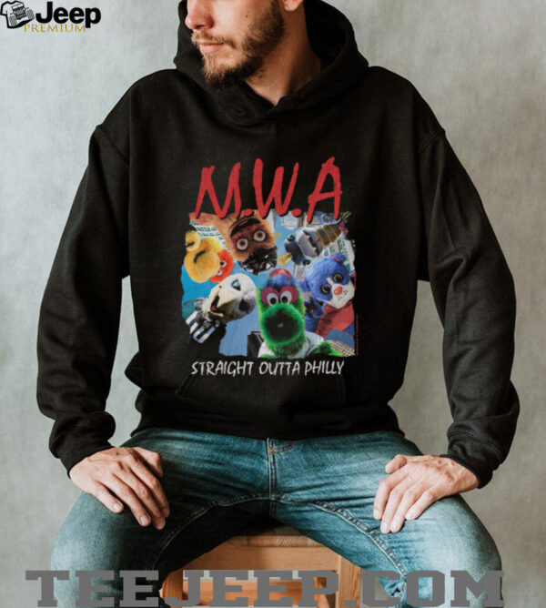 Cracked Bell M.W.A. Straight Outta Philly T Shirt