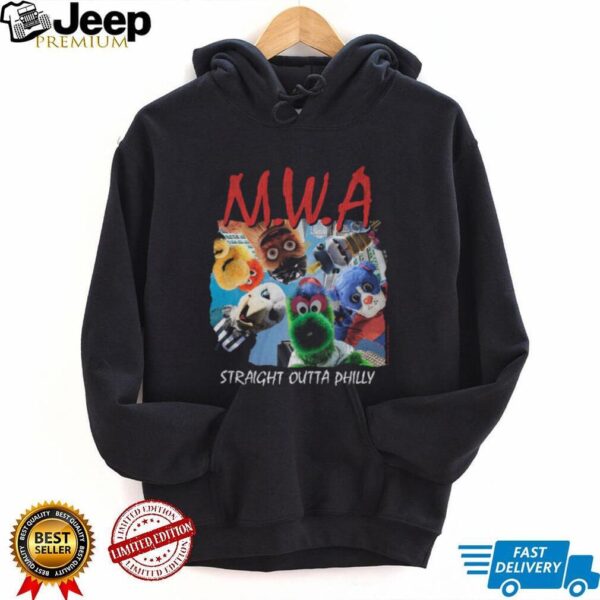 Cracked Bell M.W.A. Straight Outta Philly T Shirt