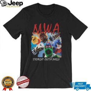 Cracked Bell M.W.A. Straight Outta Philly T Shirt