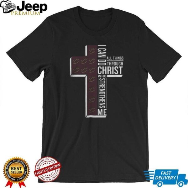 Cross I Can Do All Things Through Christ Who Strengthens Me Cleveland Cavaliers Basketball Shirt