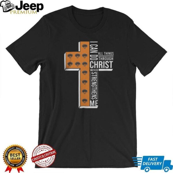 Cross I Can Do All Things Through Christ Who Strengthens Me New York Knicks Basketball Shirt